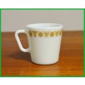 アンティーク【PYREX】【オールドパイレックス】【バタフライゴールド】★【マグカップ】