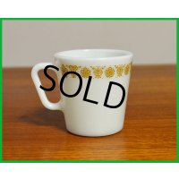 アンティーク【PYREX】【オールドパイレックス】【バタフライゴールド】★【マグカップ】