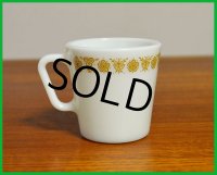 アンティーク【PYREX】【オールドパイレックス】【バタフライゴールド】★【マグカップ】