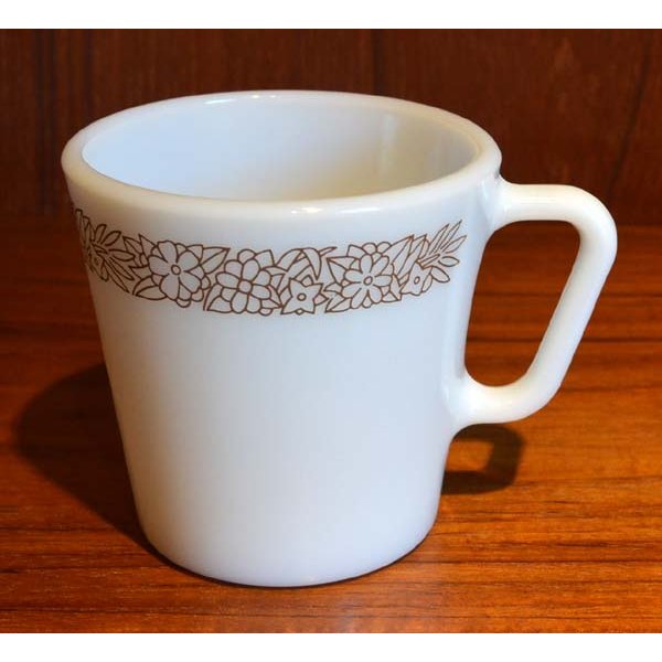 画像1: ビンテージ【PYREX】【オールドパイレックス】【ウッドランド】★【マグカップ】 
