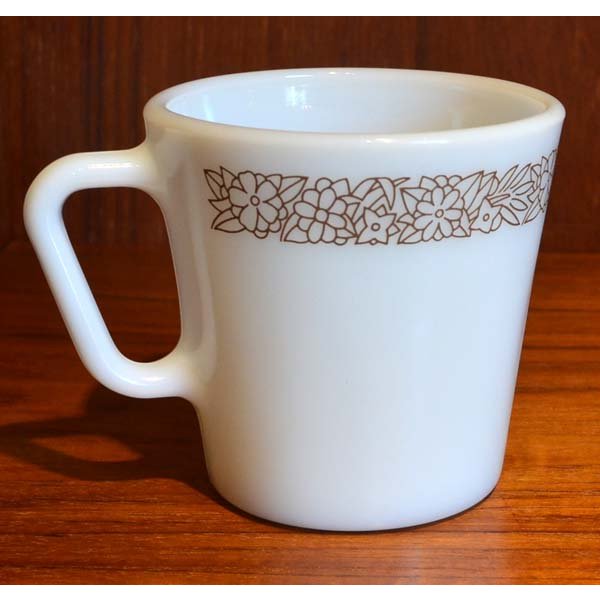 画像4: ビンテージ【PYREX】【オールドパイレックス】【ウッドランド】★【マグカップ】 