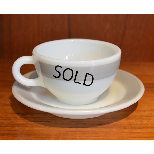 画像1: ビンテージ【PYREX】【オールドパイレックス】【コーニング】★【カップ＆ソーサー】 