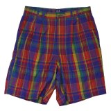 90's 新品 デッドストック【ビンテージ】【オールドＧＡＰ】ギャップ【マドラスチェック】ショートパンツ【W33】 