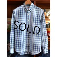 【ブルックスブラザーズ】【青×水色】【ボタンダウンシャツ】【サイズＸＳ】 