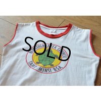 60's【ビンテージ】【ボーイスカウト】ノースリーブ Tシャツ レディースＭ程度 