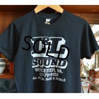 80's【ビンテージ】【L&L Sound】黒　Tシャツ サイズＭ 
