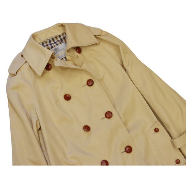 画像8: 【ビンテージ】イングランド製【アクアスキュータム】ロングコート　トレンチコート 