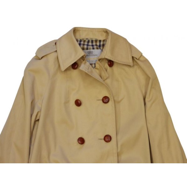 画像5: 【ビンテージ】イングランド製【アクアスキュータム】ロングコート　トレンチコート 