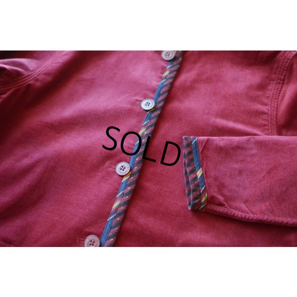 画像6: 【ビンテージ】【koos of course】【リバーシブル】【スタンドカラー】【コーデュロイジャケット】【バーガンディ】【ワインレッド】【サイズＭ】 