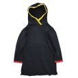 画像1: ビンテージ【regatta sport】黒x赤黄 縁取り【スウェットパーカー】【ロング丈】【サイズＳ】<br> (1)