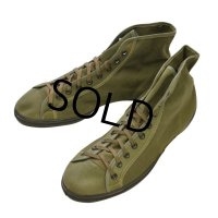 40's【デッドストック】【米軍実物】【ビンテージ】usmc【U.S.NAVY】【トレーニングシューズ】 【スニーカー】【9 1/2】【27.5cm程度】 