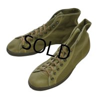 40's【デッドストック】【米軍実物】【ビンテージ】usmc【U.S.NAVY】【トレーニングシューズ】 【スニーカー】【9 1/2】【27.5cm程度】 
