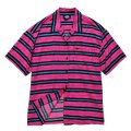 【ビンテージ】【DOCKERS】ドッカーズ　レディース古着【ボーダー柄半袖シャツ】【サイズＭ】 