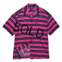 【ビンテージ】【DOCKERS】ドッカーズ　レディース古着【ボーダー柄半袖シャツ】【サイズＭ】 