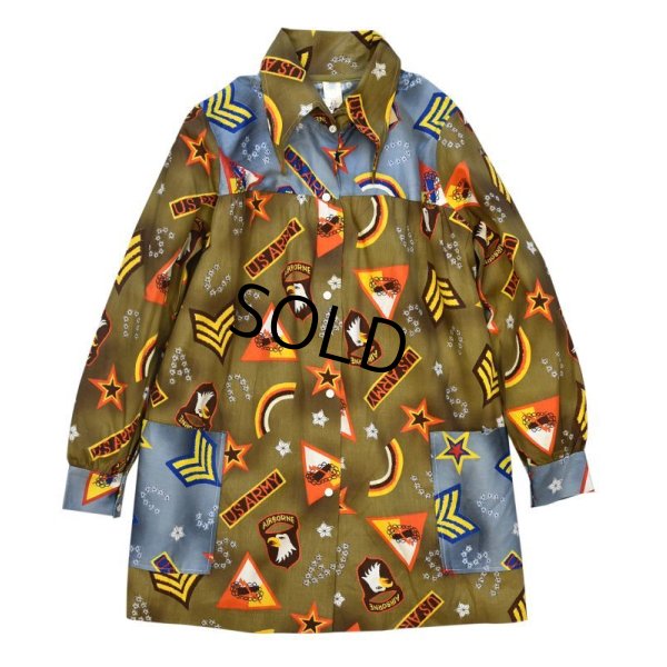 画像1: 70's ビンテージ【デッドストック】【ARMY】レディース【シャツジャケット】【レディース古着】【サイズＭ】 