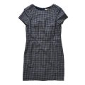 【ビンテージ】【ブルックスブラザーズ】【brooks brothers】【ウール】【チェック柄】【半袖ワンピース】【レディース古着】【サイズＭ程度】 