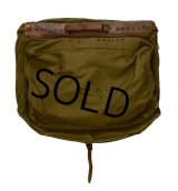 40's【ビンテージ】WW2【米軍実物】【U.S.ARMY】【キャンバスｘレザー】【ガーメントバッグ】【ガーメントケース】 