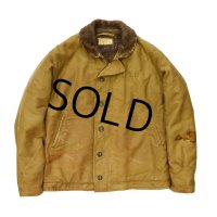 40's【ビンテージ】【米軍実物】【U.S.NAVY】【N-1】【デッキジャケット】【サイズ４２】 