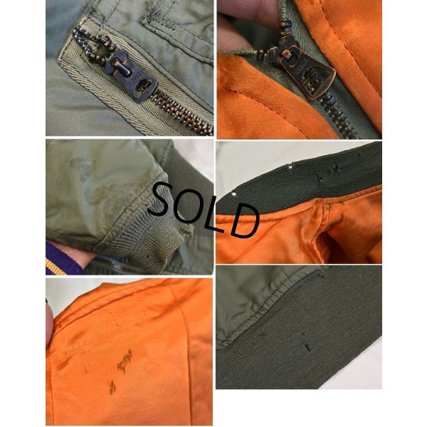 画像5: 60's【米軍実物】ビンテージ【フライトJKT】  7448H【アルファ製】【L-2B】【サイズM】