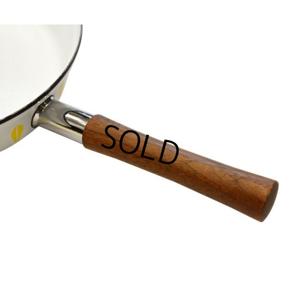 画像6: 【北欧】★【キャサリンホルム】★【白×イエロー】【ロータス柄】【蓋付きフライパン】【27cm】