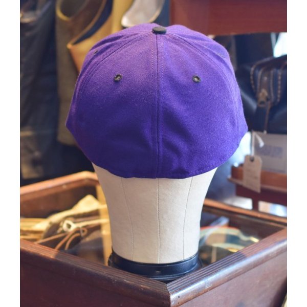 画像5: 80's 【ビンテージ】デッドストック【Delong】デロング【ＵＳＡ製】黒×紫【ベースボールキャップ】【7 1/4】 