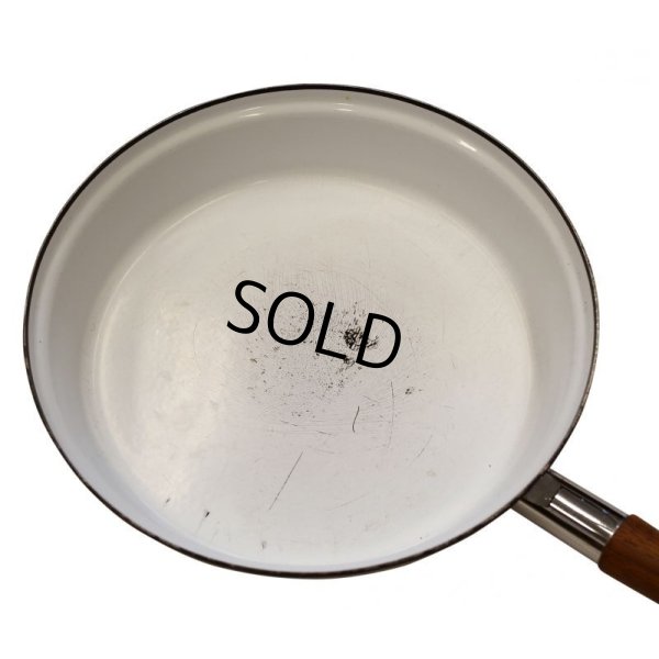 画像4: 【北欧】★【キャサリンホルム】★【白×イエロー】【ロータス柄】【蓋付きフライパン】【27cm】