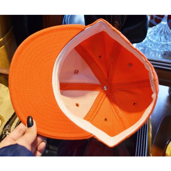 画像3: 80's 【ビンテージ】デッドストック【Delong】デロング【ＵＳＡ製】オレンジ【ベースボールキャップ】【7 1/4】 