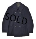 40's【ビンテージ】 【米軍実物】 ステンシル入り【U.S.NAVY】１０ボタン【Ｐコート】 