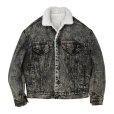 画像1: 【USA製】【ビンテージ】【リーバイス】LEVI'S【黒】【ケミカルウォッシュ】【裏ボア付きＧジャン】【ボアジャン】【レディースＭ程度】<br> (1)