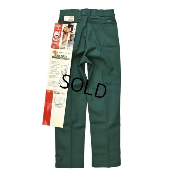 画像4: 【デッドストック】USA製【ビンテージ】【ディッキーズ】【Dickies】【グリーン・緑】【ワークパンツ】【34ｘ34】 