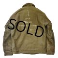 50's【ビンテージ】【米軍実物】【U.S.NAVY】【N-1】【ステンシル入り】【デッキジャケット】【Ｎ１】【US40程度】 