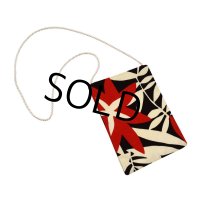 USA製【ビンテージ】【白×黒×赤】 小型【ショルダーポーチ】 