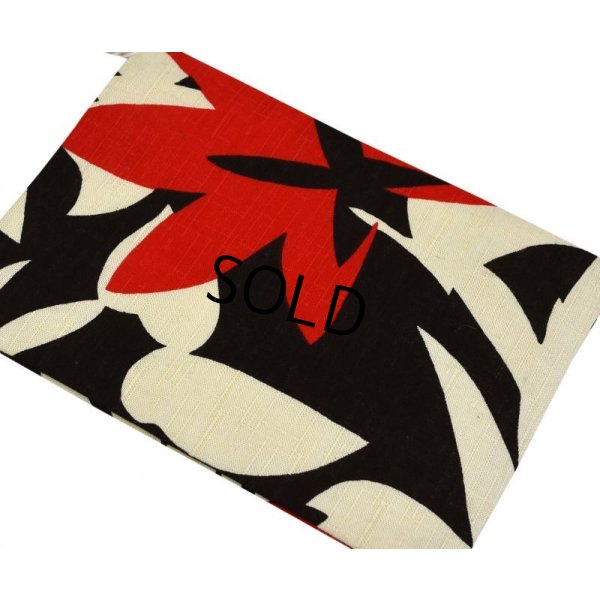 画像4: USA製【ビンテージ】【白×黒×赤】 小型【ショルダーポーチ】 