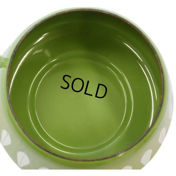 画像6: 【北欧】【ノルウェー】【キャサリンホルム】【グリーン】【ロータス柄】【ホーロー】【フォンデュパン 】 