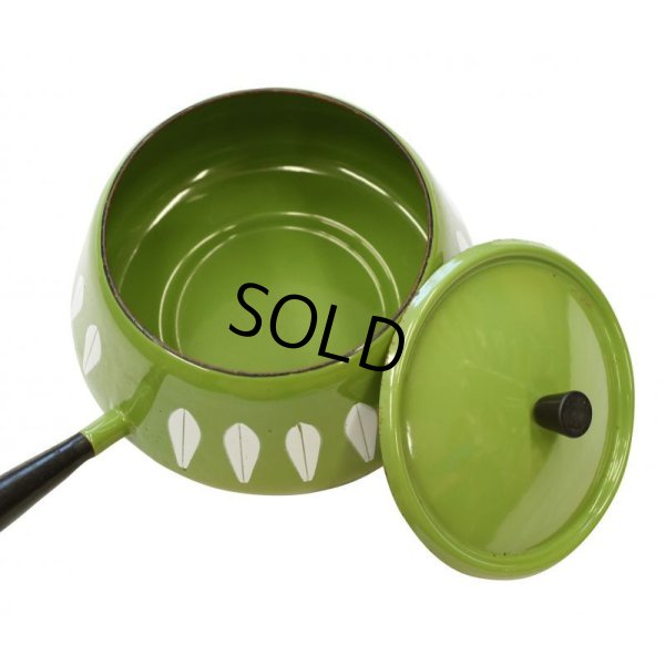 画像5: 【北欧】【ノルウェー】【キャサリンホルム】【グリーン】【ロータス柄】【ホーロー】【フォンデュパン 】 