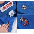 画像2: 【ビンテージ】USA製【JERZEES】【青】【ミッキーマウス】半袖ポロシャツ【サイズＳ】<br> (2)