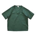 【デッドストック】USA製【緑】【メディカルユニフォーム】【ワークシャツ】ナースシャツ【半袖シャツ】【サイズＭ】  