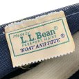 画像2: 80's ビンテージ【USA製】ＬＬビーン【L.L.bean】デラックストートバッグ 紺×赤×白/<br> (2)