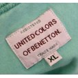 画像2: 90's【ビンテージ】USA製【BENETTON】【ミントグリーン・水色】Ｔシャツ【サイズＸＬ】レディース古着<br> (2)