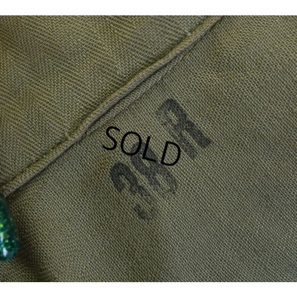 画像3: 【デッドストック】40's【ビンテージ】【米軍実物】U.S.ARMY【M-42】M41 M42 HBTジャケット【38R】