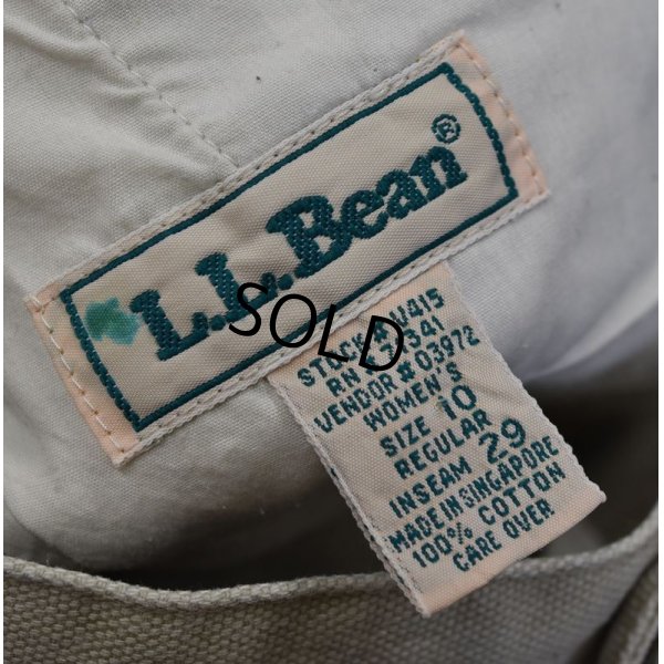 画像2:  ビンテージ 【L.L.Bean】【ＬＬビーン】【コットンパンツ】【レディース古着】【W29程度】 