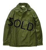 ほぼ未使用!!【70's】【米軍実物】【ビンテージ】【ＵＳＭＣ】【OG107】【ユーティリティシャツ】【14 1/2-33】 