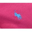 画像4: 【ラルフローレン】 【POLO ralph lauren】【ピンク】【無地】【ポロシャツ】 【サイズＭ】 <br> (4)