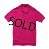 【ラルフローレン】 【POLO ralph lauren】【ピンク】【無地】【ポロシャツ】 【サイズＭ】  