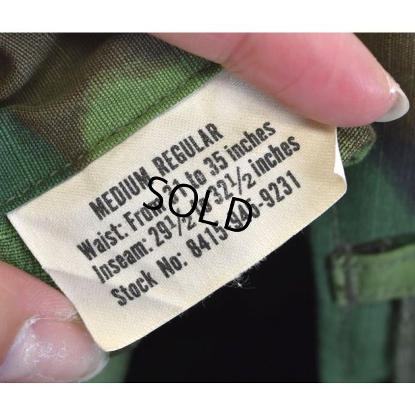 画像3: 【60's】デッドストック【米軍実物】【ビンテージ】 【U.S.ARMY】ERDL【リップストップ】【ジャングルファティーグパンツ】【M-R】 