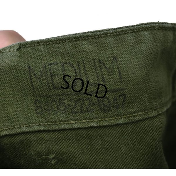 画像3: 50's■【米軍実物】U.S.ARMY【初期】サイドアジャスター付き【ベイカーパンツ】【ユーティリティパンツ】【OG107】【ビンテージ】【サイズM】