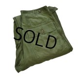 50's■【米軍実物】U.S.ARMY【初期】サイドアジャスター付き【ベイカーパンツ】【ユーティリティパンツ】【OG107】【ビンテージ】【サイズＭ】 