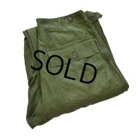 50's■【米軍実物】U.S.ARMY【初期】サイドアジャスター付き【ベイカーパンツ】【ユーティリティパンツ】【OG107】【ビンテージ】【サイズＭ】 