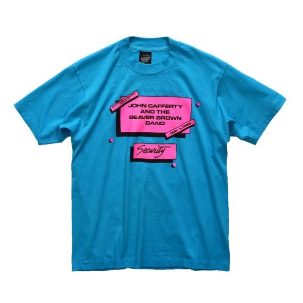 画像3: ビンテージ【スクリーンスターズ】【水色】【JOHN CAFERTY AND THE BEAVER BROWN BAND】【Tシャツ】【サイズL】