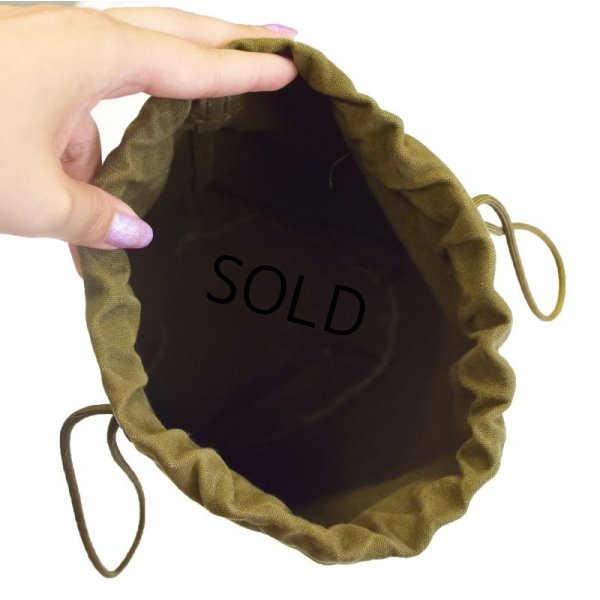 画像3: 60's【ビンテージ】【U.S.ARMY】【US304】【巾着バッグ】 【コットンバッグ】【ポーチ】 